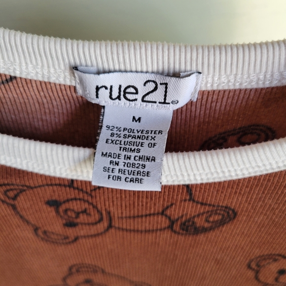 Bundle of 3 90s Vibe Tees. Forever 21, Rue 21, and  On Fire brands. - Picture 9 of 11